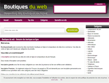Tablet Screenshot of boutiquesduweb.com